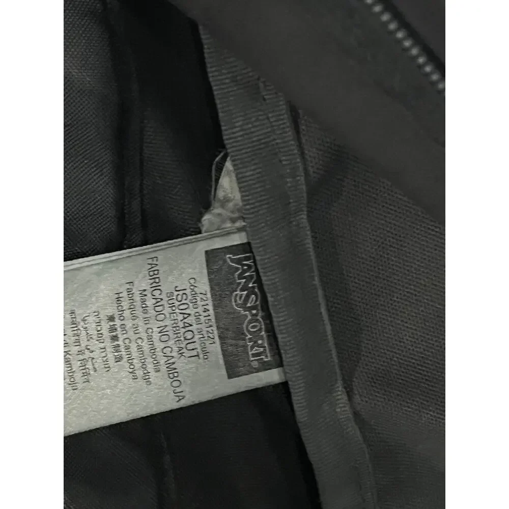 JanSport Superbreak Gray Black Daily Backpack